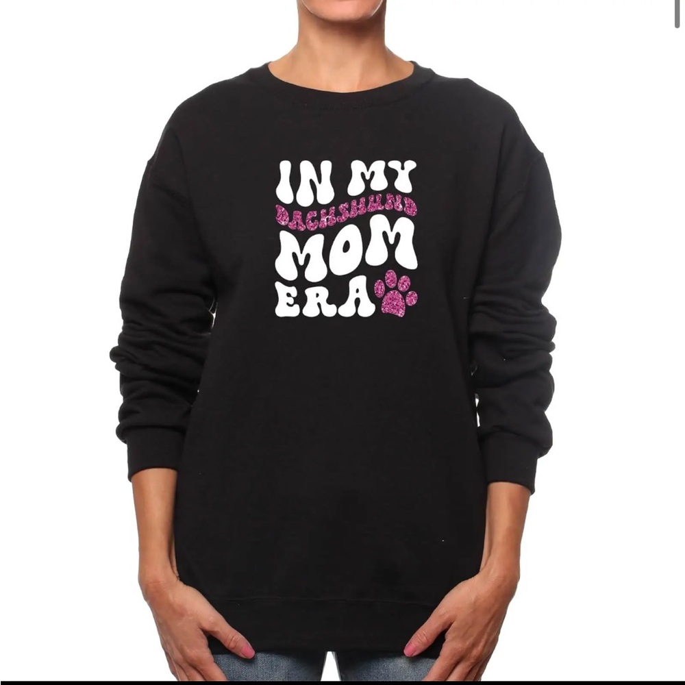 Dachshund Mom Era Crewneck Sweatshirt Dog Sweater Holiday Gift Pet Lovers Swift